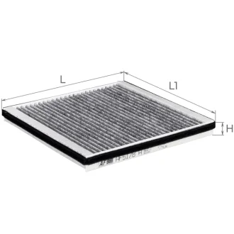 ALPHA CHEVROLET Фильтр салона (уголь) Spark 1.0/1.2 10- ALPHA FILTER AF5178a