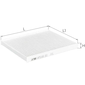 Фильтр салона Hyundai ix20 1,4-1,6L/1,6Crdi 10- / Kia Venga 1,4-1,6L/1,6Crdi 10- Альфа ALPHA FILTER AF5181