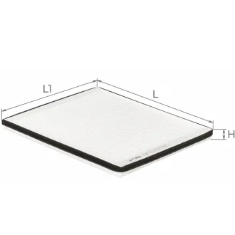 Фильтр салона Opel Agila 1,0-1,2L/1,3D 03-08 / Subaru Justy 1,3D/1,3-1,5L 03- / Suzuki Ignis 1,3-1,5L 03-, Wagon R+ 1,0-1,3L 03- Альфа ALPHA FILTER AF5182 (фото 1)