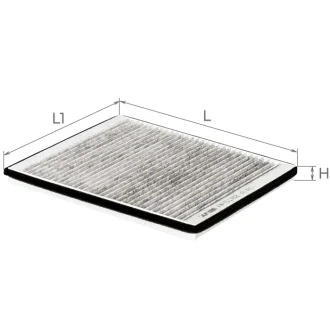 ALPHA OPEL Фильтр салона (уголь) Agila,SUBARU Justy,Ignis,SUZUKI ALPHA FILTER AF5182a (фото 1)