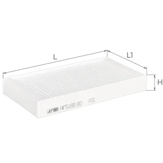 Фото 1 - alpha chrysler фильтр салона pt cruiser ALPHA FILTER AF5183 ALPHA CHRYSLER Фильтр салона PT Cruiser ALPHA FILTER AF5183 (фото 1)