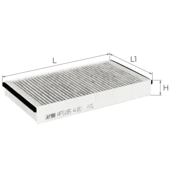 ALPHA FIAT Фильтр воздушный салона (уголь!) MULTIPLA 98- ALPHA FILTER AF5185A