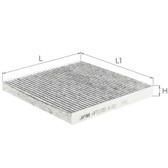 Фільтр салону ALPHA FILTER AF5189a (фото 1)