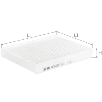 ALPHA TOYOTA Фильтр салона Aygo,Citroen C1 II,Peugeot 108 1.0/1.2 14- ALPHA FILTER AF5192 (фото 1)