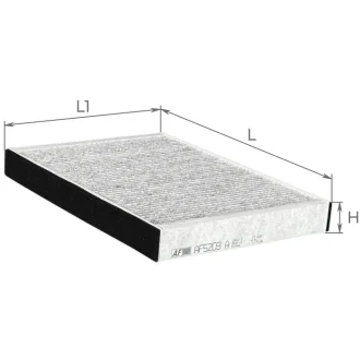 Фильтр салона (с акт углем) VOLVO S60 III, V60 II, V60 II Cross Country, S90 II, ALPHA FILTER AF5203a