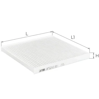 Фильтр салонный CHEVROLET AVEO 11- ALPHA FILTER AF5210 (фото 1)