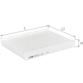 ALPHA VW Фильтр салона Up 11- ALPHA FILTER AF5211