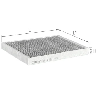 ALPHA VW Фильтр салона (уголь) AUDI A4/A5/Q5 15- ALPHA FILTER AF5218A