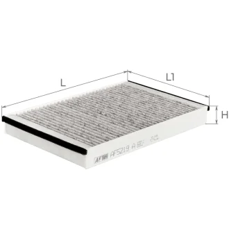 Фильтр салона (с акт углем) TESLA S Альфа ALPHA FILTER AF5219a (фото 1)