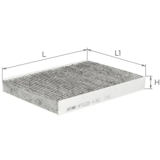 Фильтр салона Chery Tiggo 7 17- угольный ALPHA FILTER AF5226A