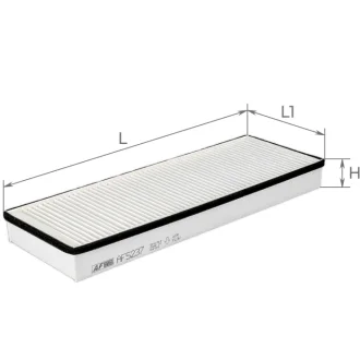 Фото 1 - alpha db фільтр повітряний салону actros 96- ALPHA FILTER AF5237 ALPHA DB фільтр повітряний салону Actros 96- ALPHA FILTER AF5237 (фото 1)