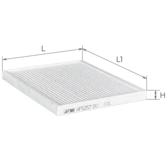 ALPHA CHRYSLER фільтр салону Pacifica 3.6 17-22, Grand Caravan 3.6 21-, Voyager 3.6 20-22 ALPHA FILTER AF5257