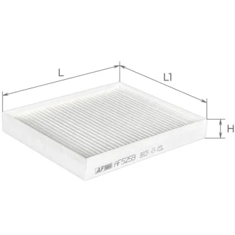 Фільтр салону ALPHA FILTER AF5259 (фото 1)