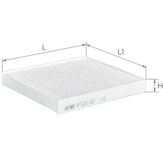 Фото 1 - фильтр салона Волга, ГАЗель 3302, NEXT ALPHA FILTER AF5261 Фильтр салона Волга, ГАЗель 3302, NEXT ALPHA FILTER AF5261 (фото 1)