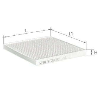 Фильтр салона DODGE DART 13-16 ALPHA FILTER AF5264