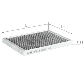 ALPHA TESLA Фільтр салону вугільний Model S 16- ALPHA FILTER AF5266A