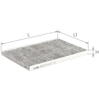 Фото 1 - фільтр салону ALPHA FILTER AF5271A Фільтр салону ALPHA FILTER AF5271A (фото 1)