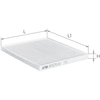 Фільтр салону ALPHA FILTER AF5275 (фото 1)