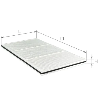 ЕФ повітряний салону (Tesla Model S) ALPHA FILTER AF5279 (фото 1)