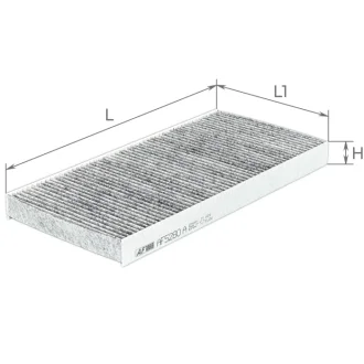 Фильтр салона VW ID3, ID4, ID5, ID6, Audi Q4, Skoda Enyaq, Cupra Born (19-) (с а ALPHA FILTER AF5280A