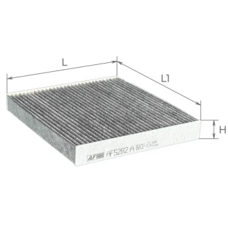 Фильтр салона FORD RANGER 2011- угольный ALPHA FILTER AF5282A