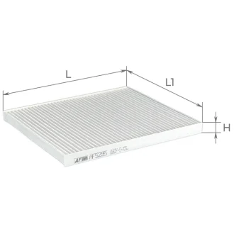 ALPHA INFINITI фільтр салону JX35 13-, QX60 14-, NISSAN Altima 13-, Maxima 16-, Murano 16-, Pathfinder 13- ALPHA FILTER AF5295