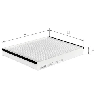 Фільтр салону ALPHA FILTER AF5306 (фото 1)