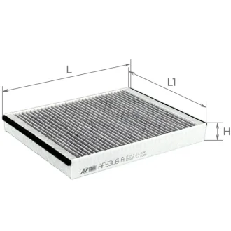 ЕФ повітряний салону ALPHA FILTER AF5306A (фото 1)