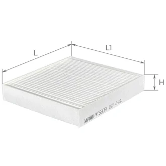 Фільтр салону ALPHA FILTER AF5309