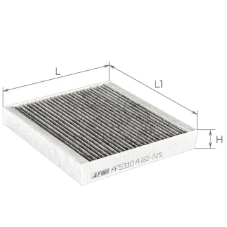 ЕФ повітряний салону (BYD Atto 3, Yuan Plus, Yuan Pro, Yuan UP, Dolphin, E2) ALPHA FILTER AF5310A