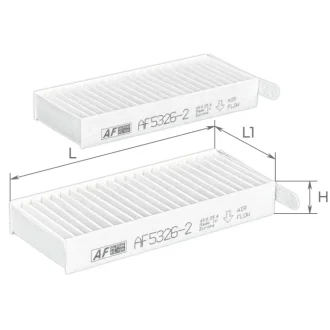 ALPHA DAF К-т фільтрів салону (2шт.) XF 12- ALPHA FILTER AF5326-2