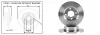 Диск тормозной передний Skoda Felicia Cube (6U5) (11/95-12/01) (61418AP) APPLUS