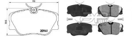 Колодки тормозные APLUS 71209BAAP