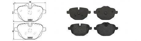 Колодки тормозные APLUS 71256BAAP