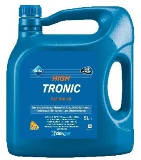 Масло моторное "HighTronic 5W-40", 5л ARAL 1529F9