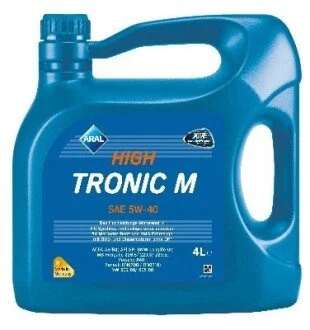 Масло моторное синтетика HighTronic M 5W-40 (DE) 3X4L A3/B3: A3/B4 (VW 502 00/505 00 MB 226.5/229.3/229.5 Renault RN0700/ RN0710 BMW Longlife-01Porsche A40) ARAL 154FE8