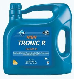 Моторное масло HighTronic R 5W-30 синтетическое 4 л ARAL 1555f2