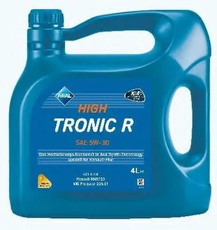 Моторное масло HighTronic R 5W-30 синтетическое 4 л ARAL 1555f2