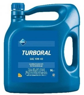 Олива Turboral 10W-40, 5л (шт.) ARAL 15BCD5 (фото 1)