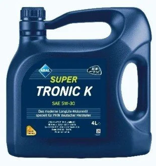 Моторное масло SuperTronic K 5W-30 (4L) ARAL 15DBCD