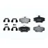 Тормозные колодки перед. Logan 05-/Megane 96-03/Clio 91-05/R21(L48*) ASAM 30094