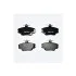 Колодки тормозные дисковые передн Renault Clio (94-), Logan (07-), Sandero (08-), Megane (96-) (32998) Asam