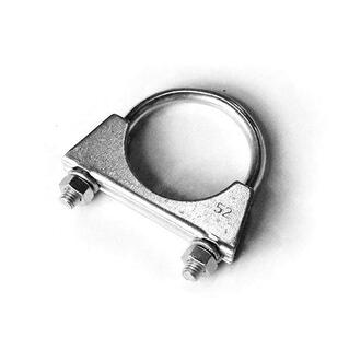 Хомут глушителя стремяночный M8 Ф52 мм (оцинк. сталь) (10шт) ASAM 55318 (фото 1)