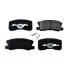 Колодка тормозная передняя комплект Citroen C4 (12-)/Mitsubishi Outlander (07-), Pajero (00-)/Peugeot 4007 (07-), 4008 (12-) (55356) Asam