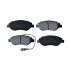 Колодки гальмівні передні Fiat Bravo II, Stilo 1.3D-2.4 (01-) (55460) Asam