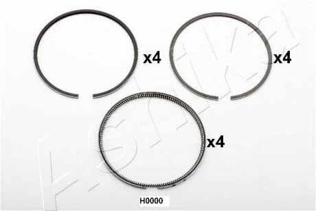 Кольца поршневые ASHIKA 34-H0000