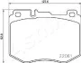 Колодки гальмівні Mercedes C (C205), C T-Model (S205), C (W205), E (A238), E (C238), E (W213), Glc (X253) 2.0-3.0D 02.14- ASHIKA 50-00-0516 (фото 2)