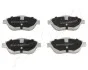 К-кт колодок перед. Citroen C3, DS3, Peugeot 2008 09- ASHIKA 50-00-0608 (фото 1)