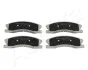Гальмівні колодки дискові перед. Jeep Grand Cherokee 00- ASHIKA 50-00-090 (фото 1)