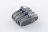 Комплект тормозных колодок, дисковый тормоз ASHIKA 51-00-015 (фото 4)